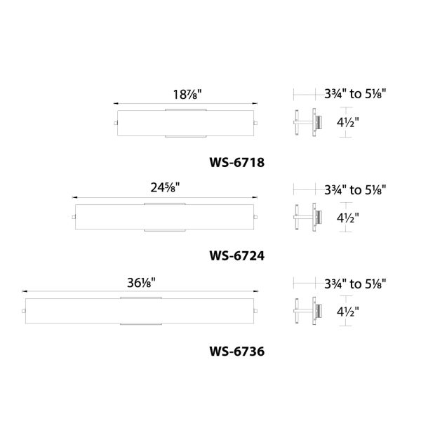 Line 24  LED Bath Vanity & Wall Light For Discount