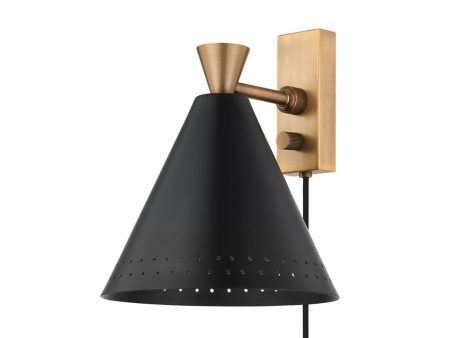 Arvin 1-Light Plug-In Sconce For Cheap