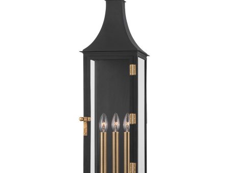 Wes 3-Light Exterior Wall Sconce Fashion