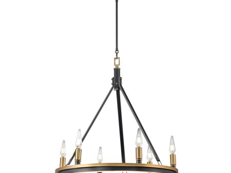 Aletheia Hybrid CCT 6 Light Chandelier Online now