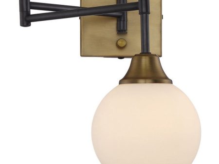 1-Light Adjustable Wall Sconce on Sale