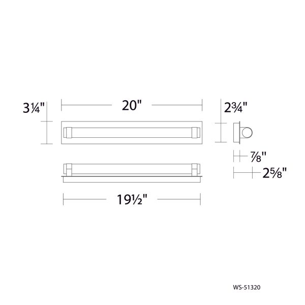 Jedi 20  LED Bath Vanity & Wall Light Cheap