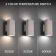 Edgey 10  LED Outdoor Wall Light For Sale