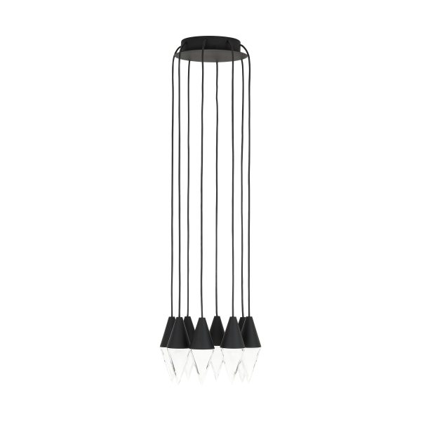 Turret 8 Light Chandelier Online now