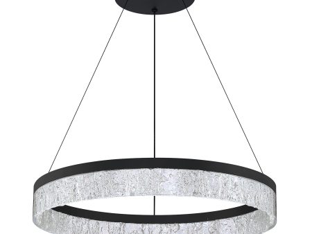 Arctic Ice Single Tier LED Pendant Fashion