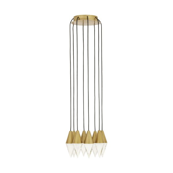 Turret 8 Light Chandelier Online now