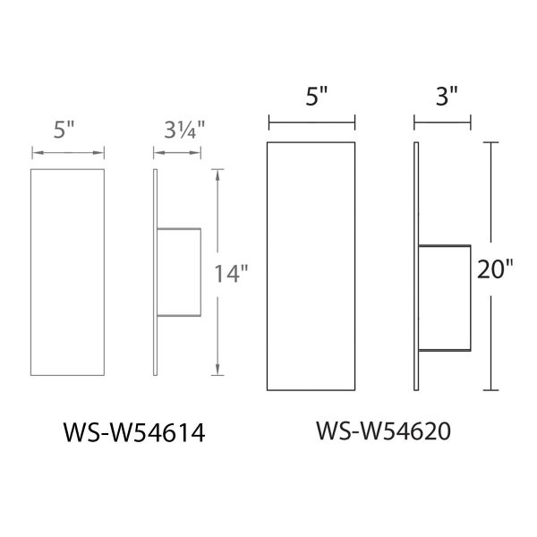 Icon 14  LED Indoor Outdoor Wall Light For Discount