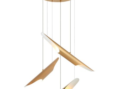 Stylus 6-Light Chandelier For Sale