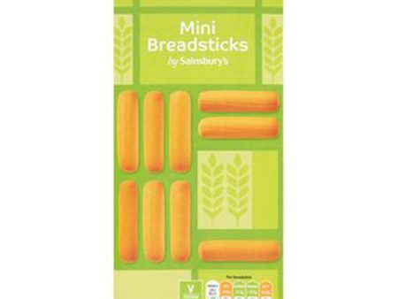 Sainsburys Mini Breadsticks 100g Hot on Sale