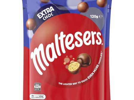 Maltesers Extra Chocolate Pouch 120g Online now