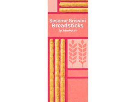 Sainsburys Sesame Breadsticks 125g For Sale