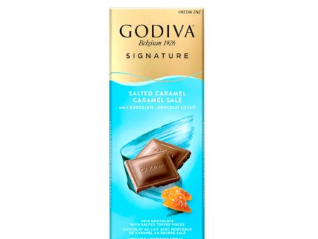 Godiva Salted Caramel Milk Chocolate 90g Hot on Sale