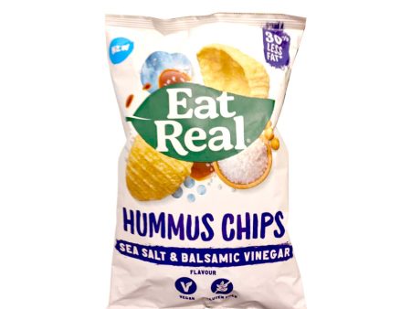 Eat Real Cofresh Hummus Sea Salt And Balsamic Chips 135g Online